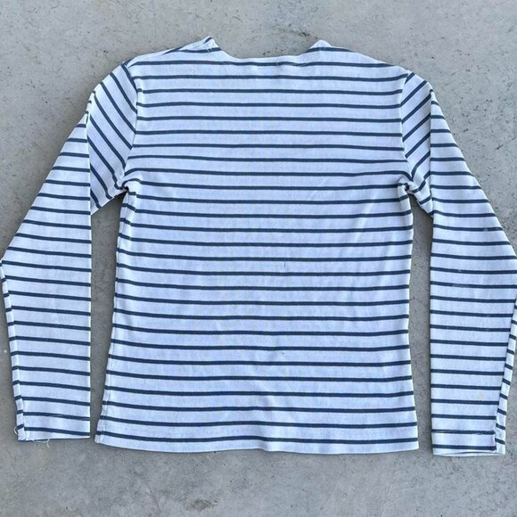 Vintage LL Bean Striped Sweater Shirt Women's Medium - Picture 5 of 8